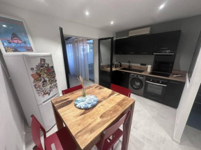 Appartement T2 rénové avec clim, proche mer, 2 km du centre, WiFi fibre, tennis et animaux acceptés - FR-1-768-49
